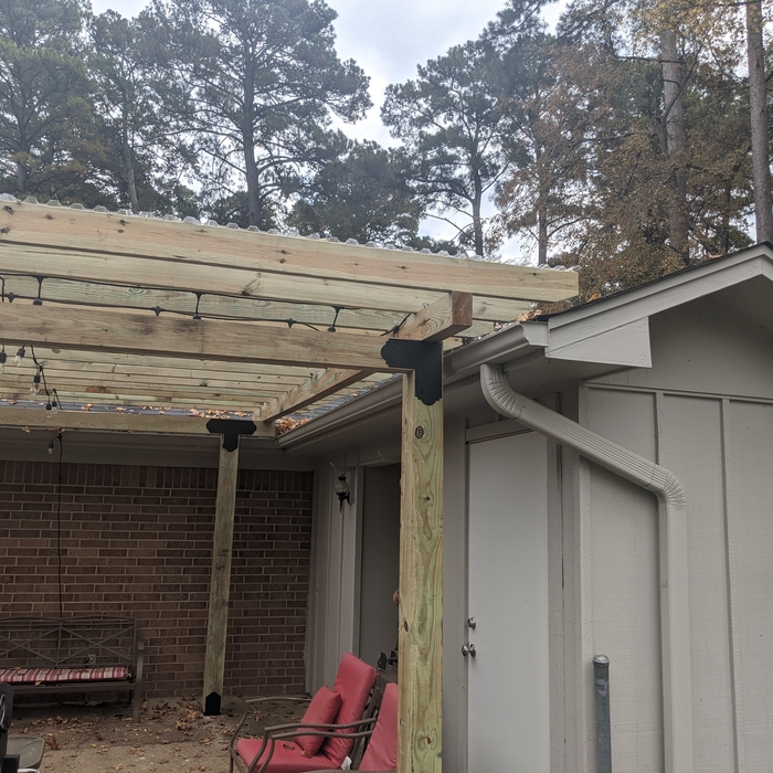 Pergola with Polycarbonate roof