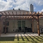 Full Cedar Pergola.