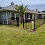 Side gate area.
