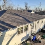 new shingles on house