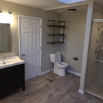 Removal of wall to open up bathroom
