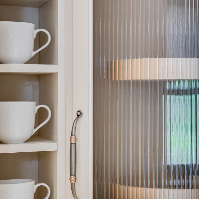 View 5 - Coffee Cup Shelves and Fluted Glass Lazy Susan
