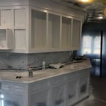 Oak Kitchen cabinets no grain
