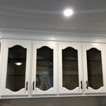 Oak Kitchen cabinets no grain