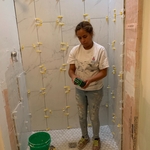 Tile shower