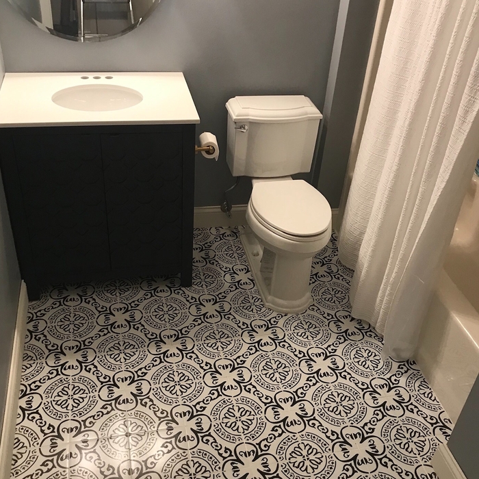 Tile shower