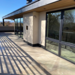 Rooftop deck side patio