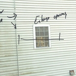 Outside wall pre install