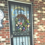 Outside of Entry door. Pre install