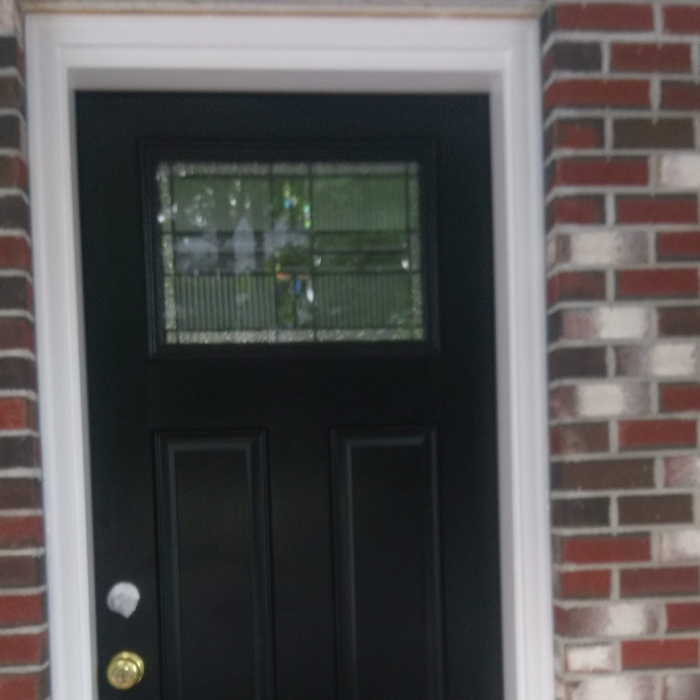Entry door. Post Install