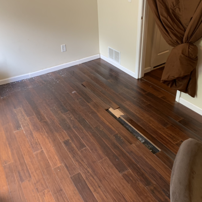 Bamboo flooring repair