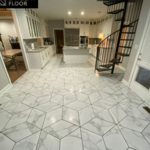 Kitchen and hall tile