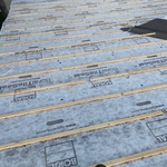 New underlayment and nail strips.