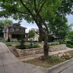 Natural Stone Retaining Wall