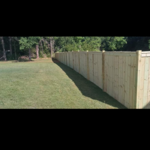 6 ft wood privacy fence Charleston style