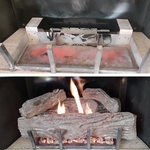 Before and as after cleaning and inspection