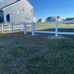 I only have pictures of this project being completed as I have lost some of them from the start. This project started off as one house and we ended up signing contracts to 2 other homeowners same day