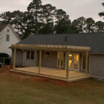 Deck with pergola