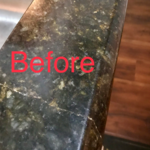 Crack near sink