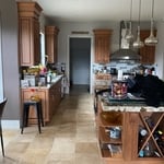 Custom kitchen double check granite countertops