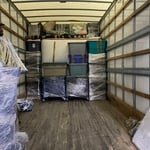 Moving customer belongings to storage