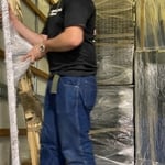 Moving customer belongings to storage