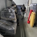 Moving customer belongings to storage
