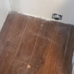 BEFORE PIC STOVE WALL REPLACEMENT