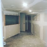 Rough framing and drywall