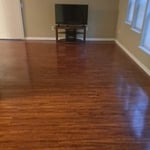 Completed installation living room