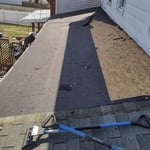 after removing the shingles, this is what lies beneath
