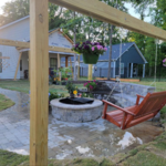 Backyard patio