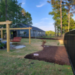 Backyard patio