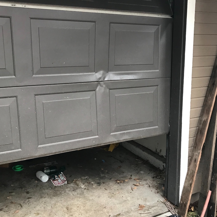 Damaged sections