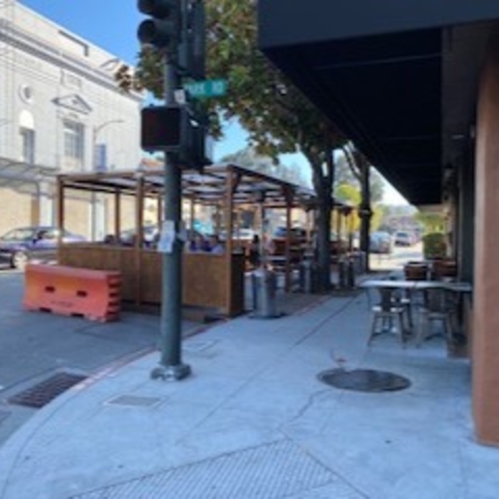 Outdoor Seating for COVID -19 Safety Restrictions