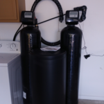 Installed new fusion XT 60k water softener and back washing carbon filter. Plus water softener loop and discharge drain