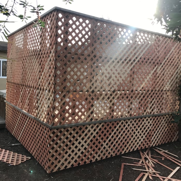 Lattice installation