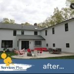Back of house AFTER.....