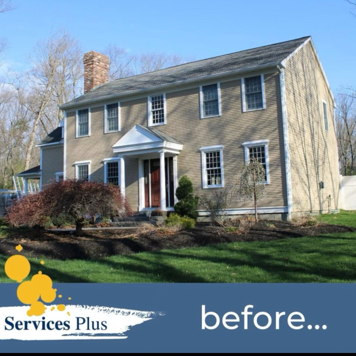 Exterior Painting - Before and After