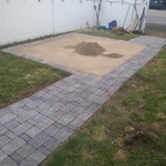 Patio and walkway