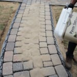 Finishing up the top and setting pavers. Tommorow we will beautify the edges.