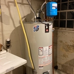 Removed old 2 heaters and installed 1 new High Recovery water heater with all new code upgrades
