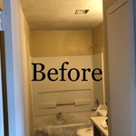 Before picture of bathroom
