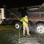 Power was dumptruck
