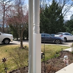 New column installed and painted