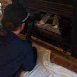 Gas insert cleaning