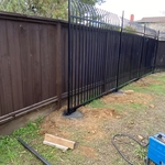Taller security fence at storage company