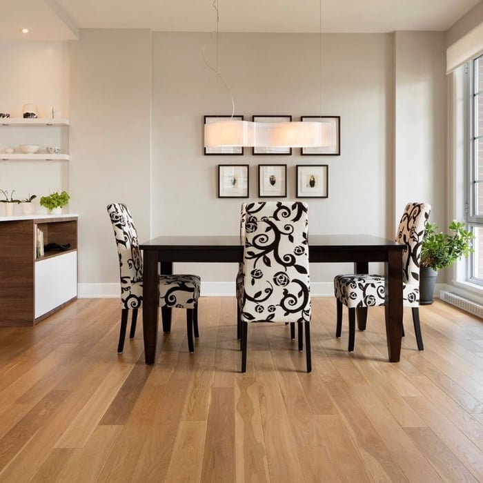 Hardwood, laminate, vinyl plank, VCT.