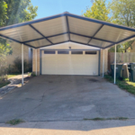 Gable Carport with Standing Seam Roof