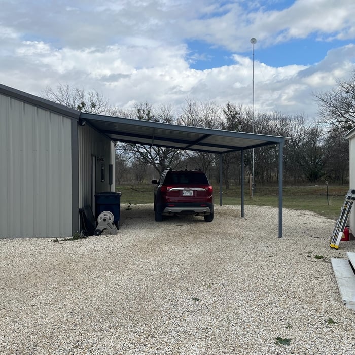 Residential Carport connected to House